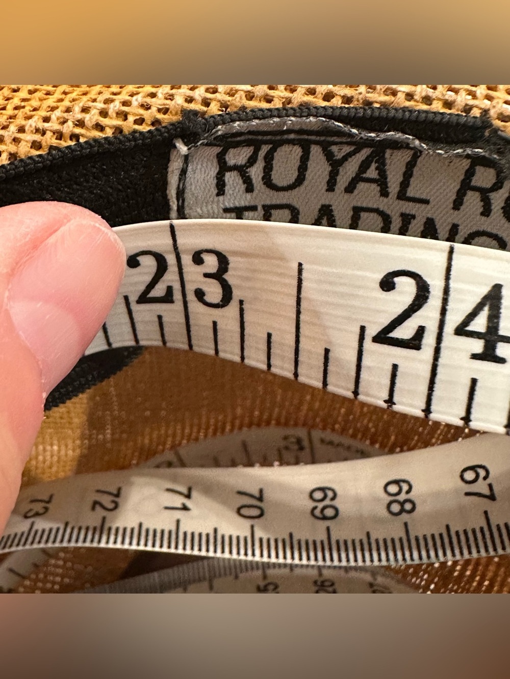 Royal Road Trading CO Original Panama Hat Men’s Large Beige Straw Fedora Travel - Picture 8 of 11